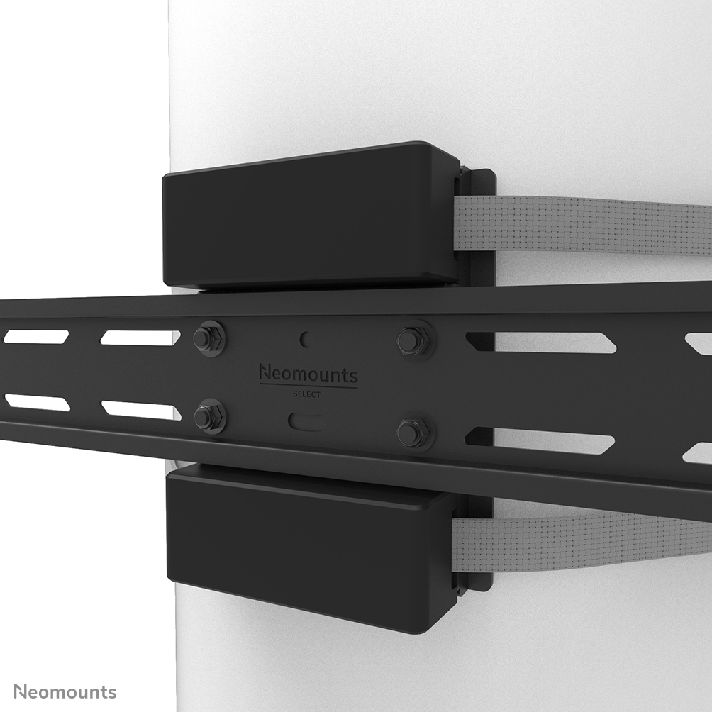 Neomounts WL35S-910BL16 TV-pilaarsteun 40-75" - kantelbaar - vergrendelbaar - diam. 25-100 cm - portrait